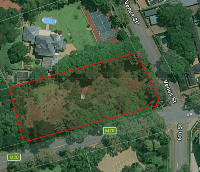 Vacant Land 3,842 m² in Melrose Estate, Johannesburg For Sale