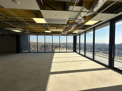 Office space To Let, 1,387 m² in P-Grade building, Sandton, Gauteng