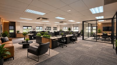 Office space to let, 210m² in Pretoria, B-Grade with semi-fitted layout